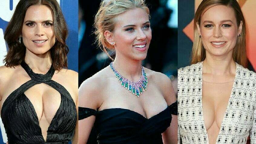 Titfuck with hayley atwell, Scarlett Johansson or Brie Larson?