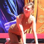 Scarlett Johansson bending over waiting to be bred