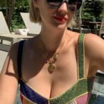 January Jones has been in the pool every day during this pandemic. To be quarantined there with her...