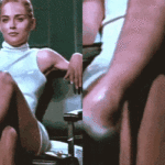 Iconic leg cross from Sharon Stone in Basic Instinct