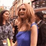 Heather Graham's rock hard nipples catch the eye of a red carpet cameraman