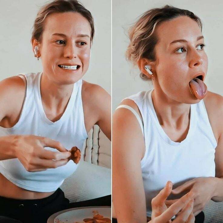 Brie Larson looking effortlessly fuckable