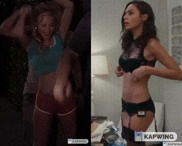 Brie Larson and Gal Gadot