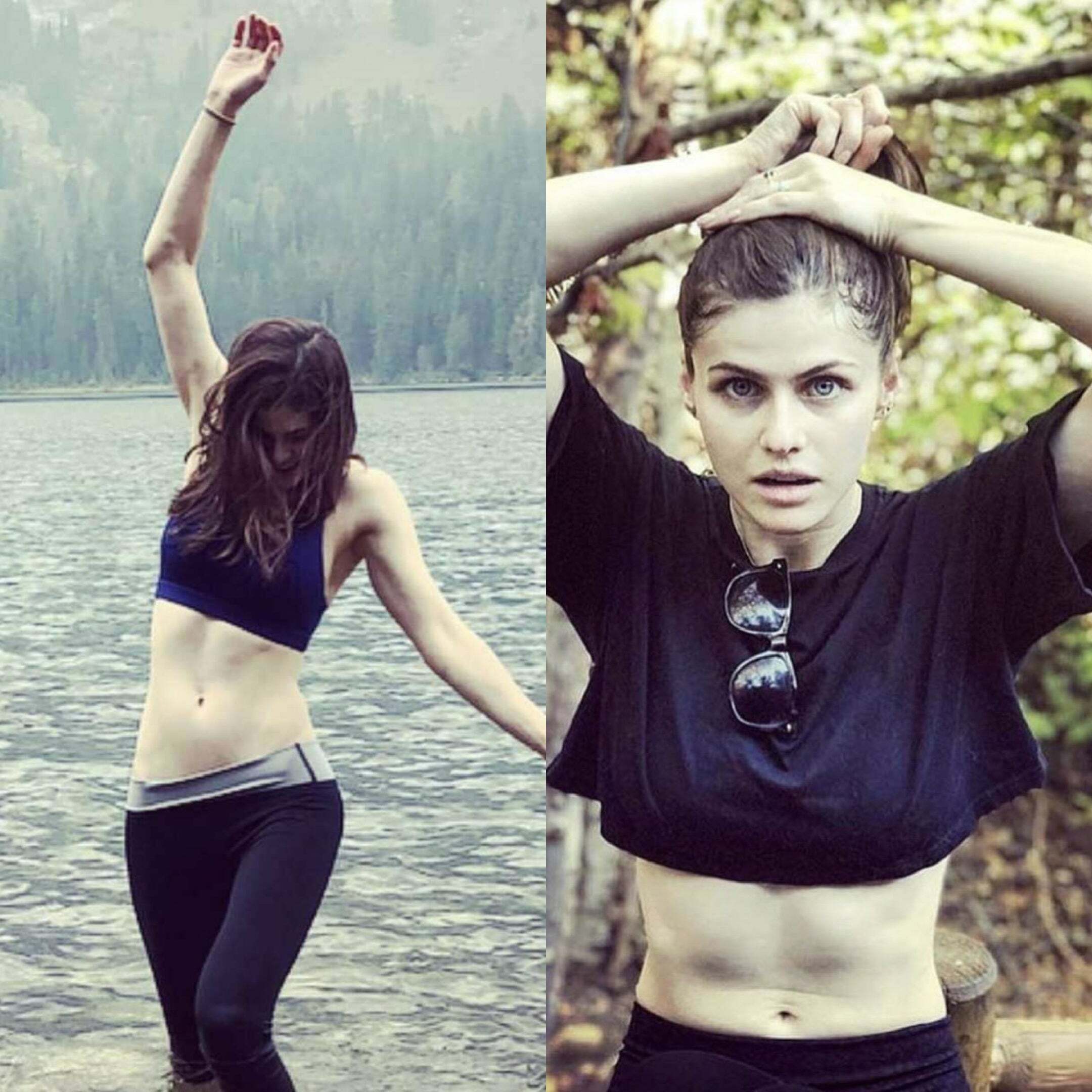 Sexy Alexandra Daddario looking Fit Af