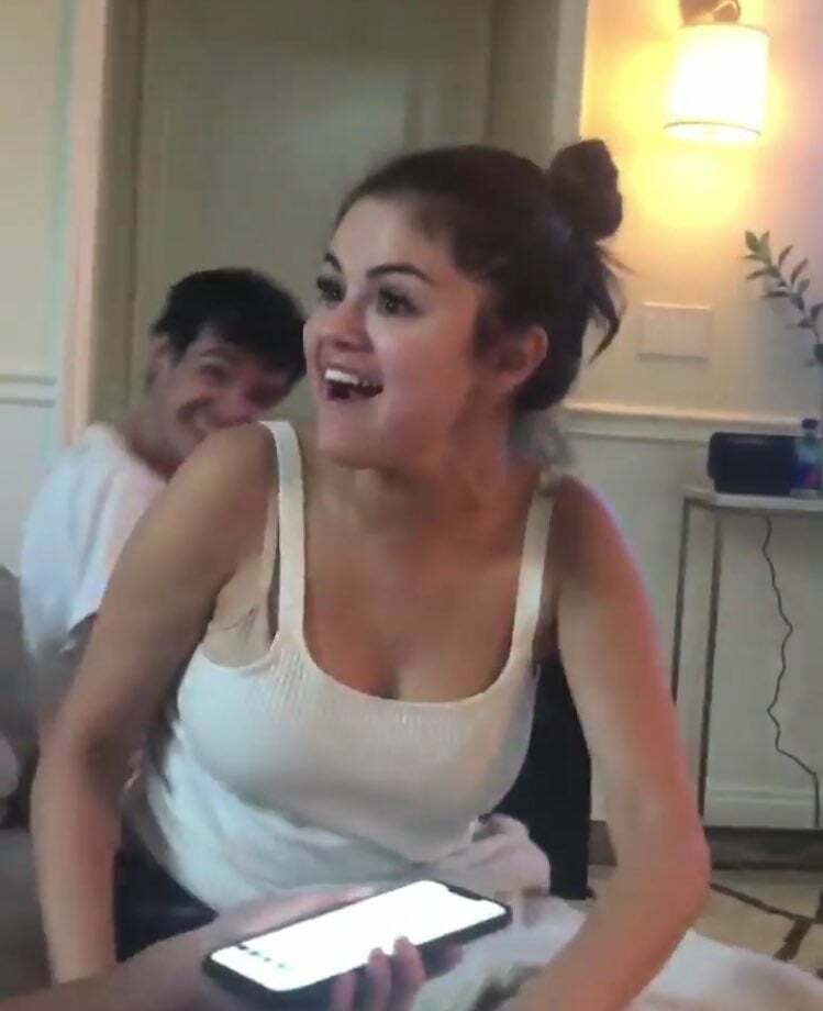 Heavy tits of birthday queen Selena Gomez🥵💦