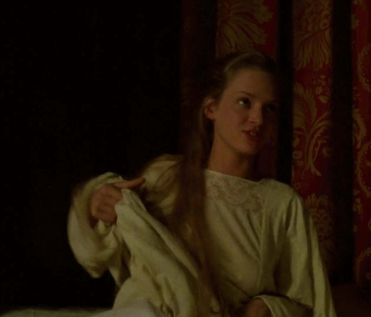 Uma Thurman in Dangerous Liaisons 1988