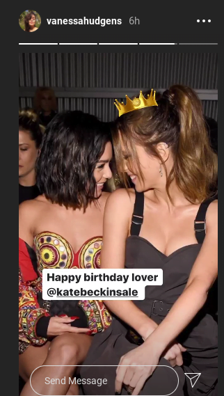 Vanessa Hudgens wishing her lover Kate Beckinsale a happy birthday