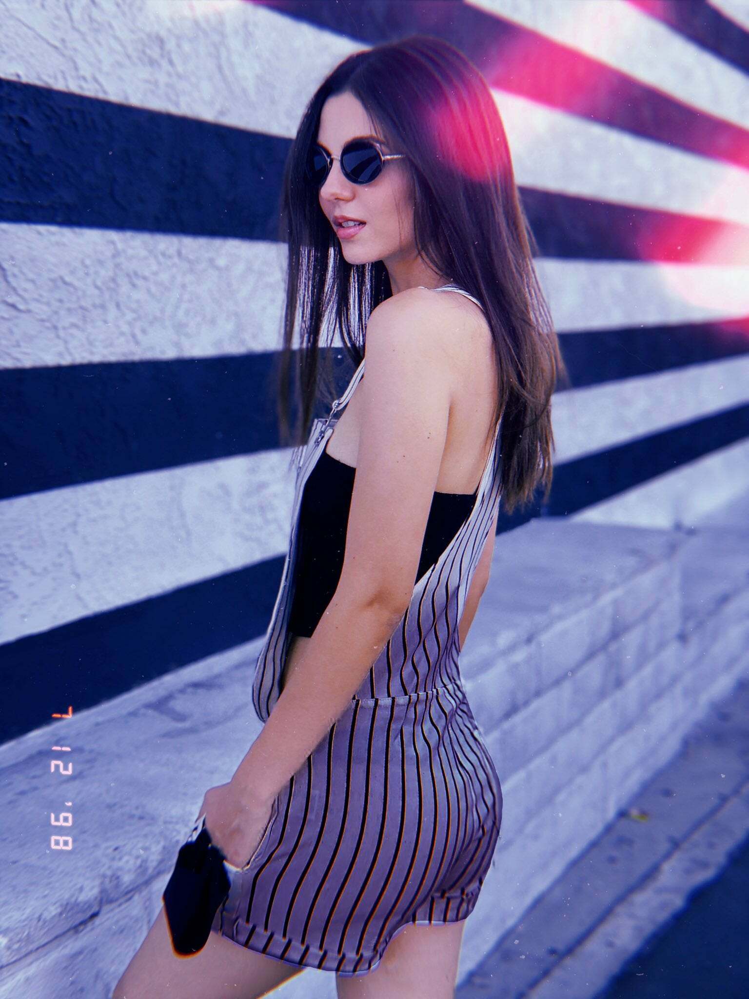 Victoria Justice see through romper XRAY