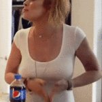 Lindsay Lohan braless
