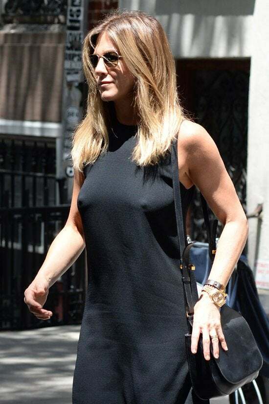 Jennifer Aniston just Nipping Out