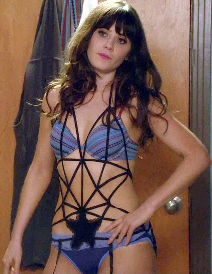 Zooey Deschanel is all ready to obey your every order