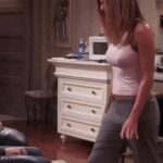 Jennifer Aniston's nipples never got any harder than in this scene on "Friends"