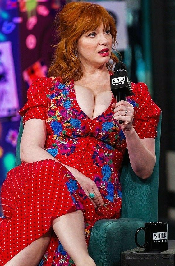 Christina Hendricks is a wild eccentric divorcee who moves to a college town to suck every dick at the school