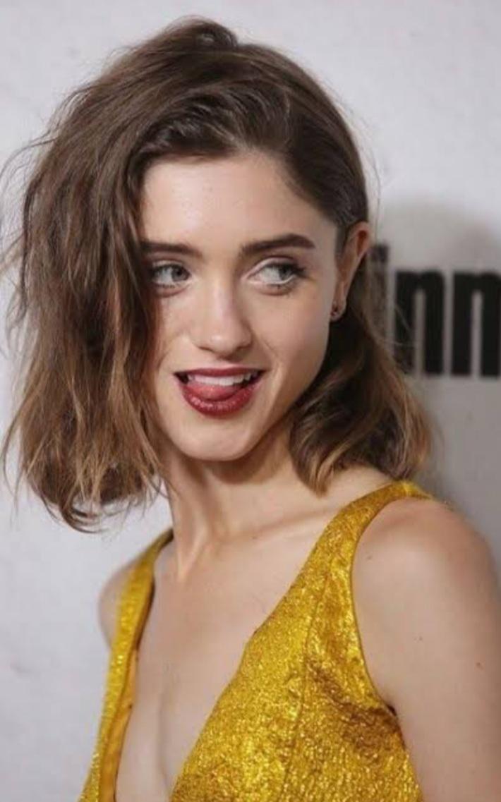 Natalia Dyer needs to be used. Passed around the boys. Rough fucked and covered in cum.