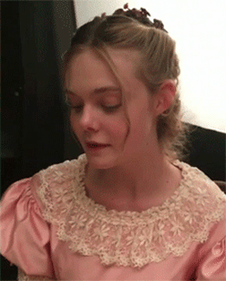 Elle Fanning is just waiting for us to give her a rough gangbang and a bukkake.