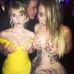 kaley Cuoco and Melissa Rauch begging to be the first to get fucked