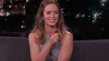 Emily Blunt telling us what she wants to do now.