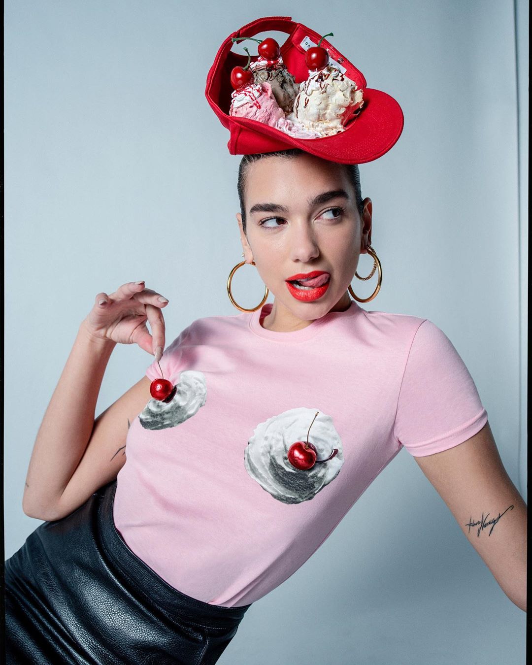 Who wants Dua Lipa's cherries?🍒