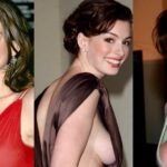 Anne Hathaway always likes showing off her tits.