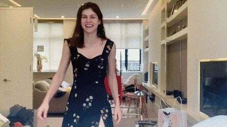 Alexandra Daddario knows exactly what she is doing with those videos