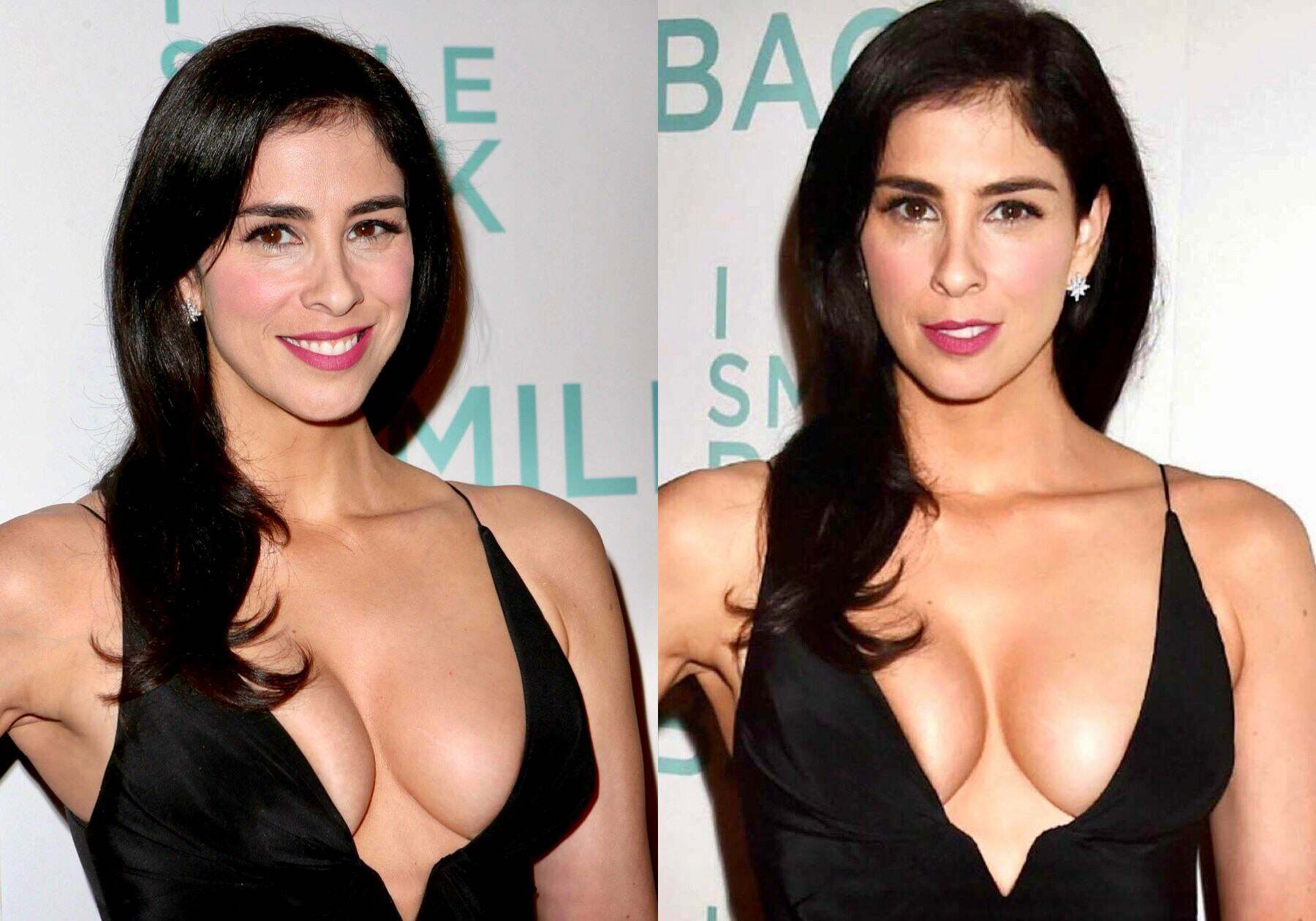 Sarah Silverman’s tits looks so great in this dress.
