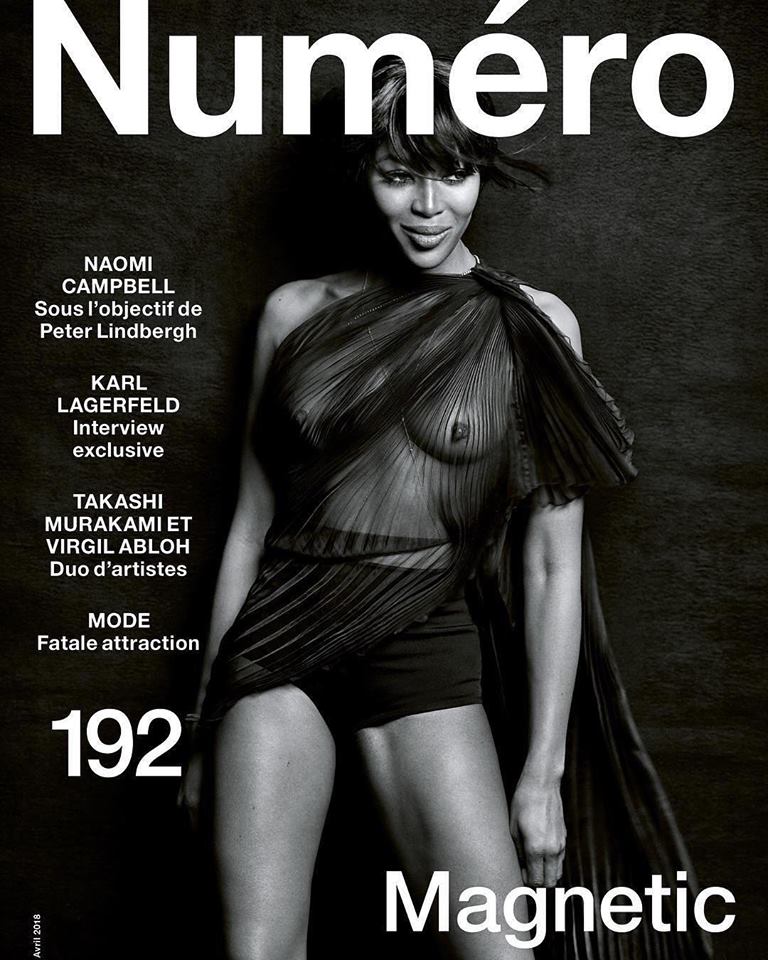 Naomi Campbell See Through (1 New Photo)