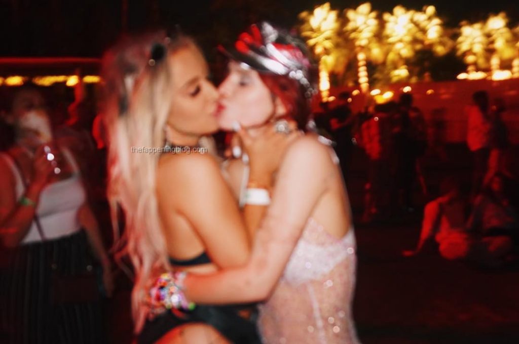 Tana Mongeau & Bella Thorne – Lesbian Kisses (3 Pics)