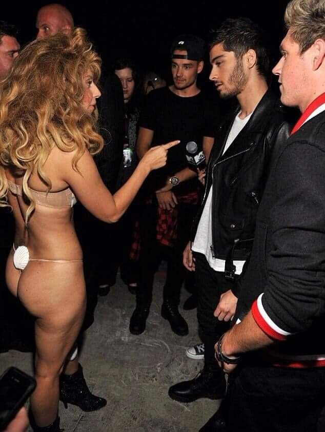 The Mother Monster Lady Gaga telling the One Direction boys