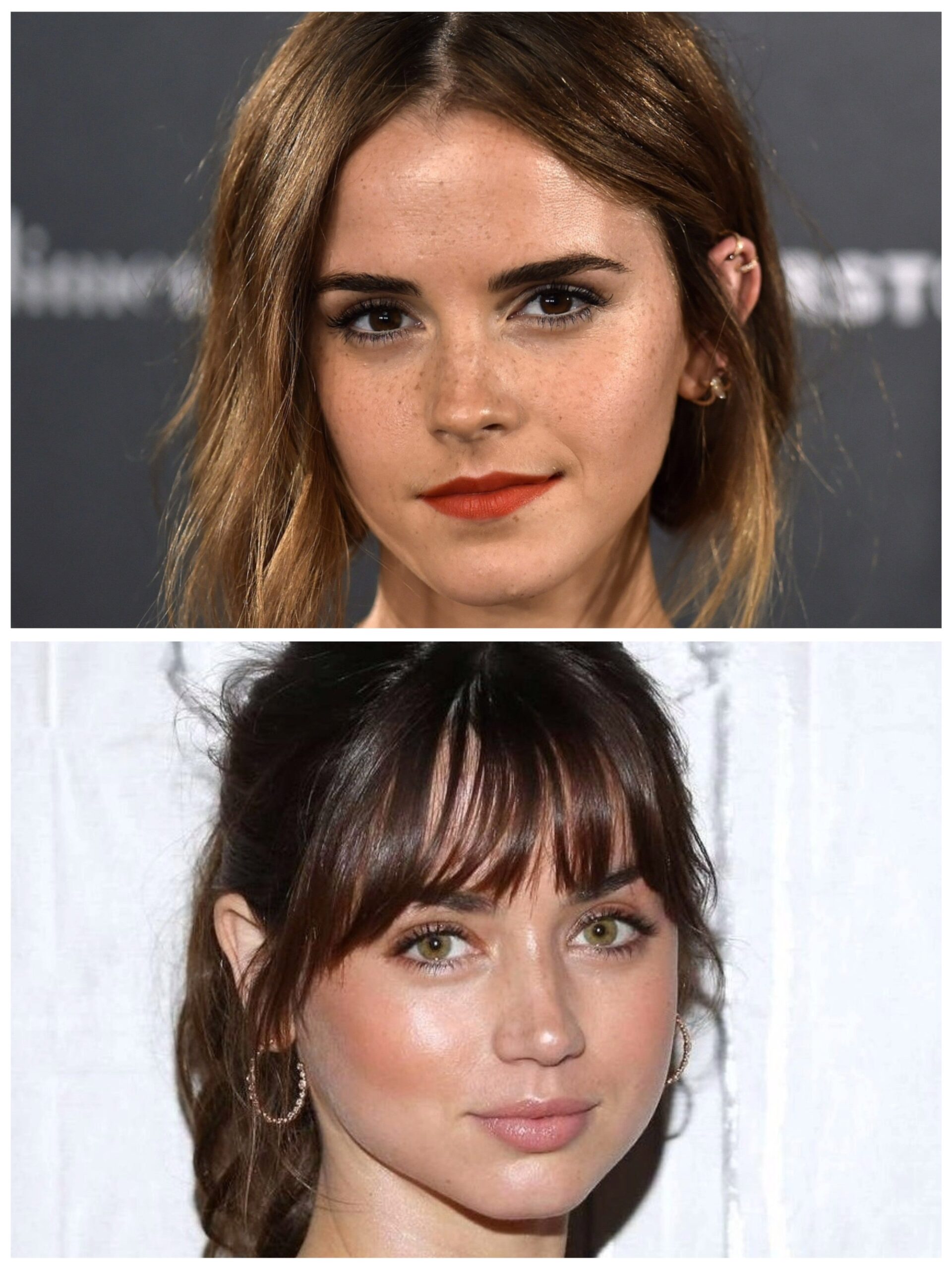 Whose face is getting your cum Emma Watson or Ana