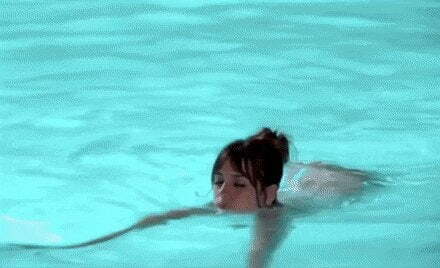 Catching a glimpse of Ana de Armas’ wet tits after a nude swim. 😉