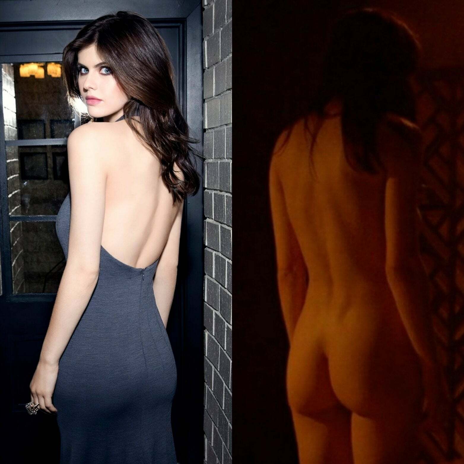 Alexandra Daddario back to showing off that amazing ass again