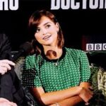 Jenna Coleman is clearly used to having many cocks being up in her fuckable face.