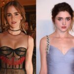 Emma Watson and Natalia Dyer need to be tied back to back and facefucked