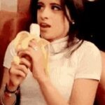 Here’s Camila Cabello eating a banana just because.