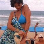 At the beach with your friend and his mother [Catherine Bell]