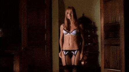 Cameron Richardson stripping for Lucy Liu in Rise:Blood Hunter