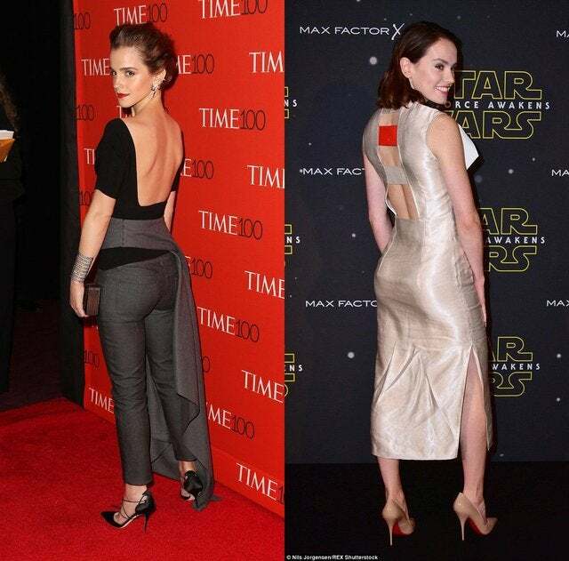 Emma Watson or Daisy Ridley; an ass to fuck and an ass to lick deeply, choose