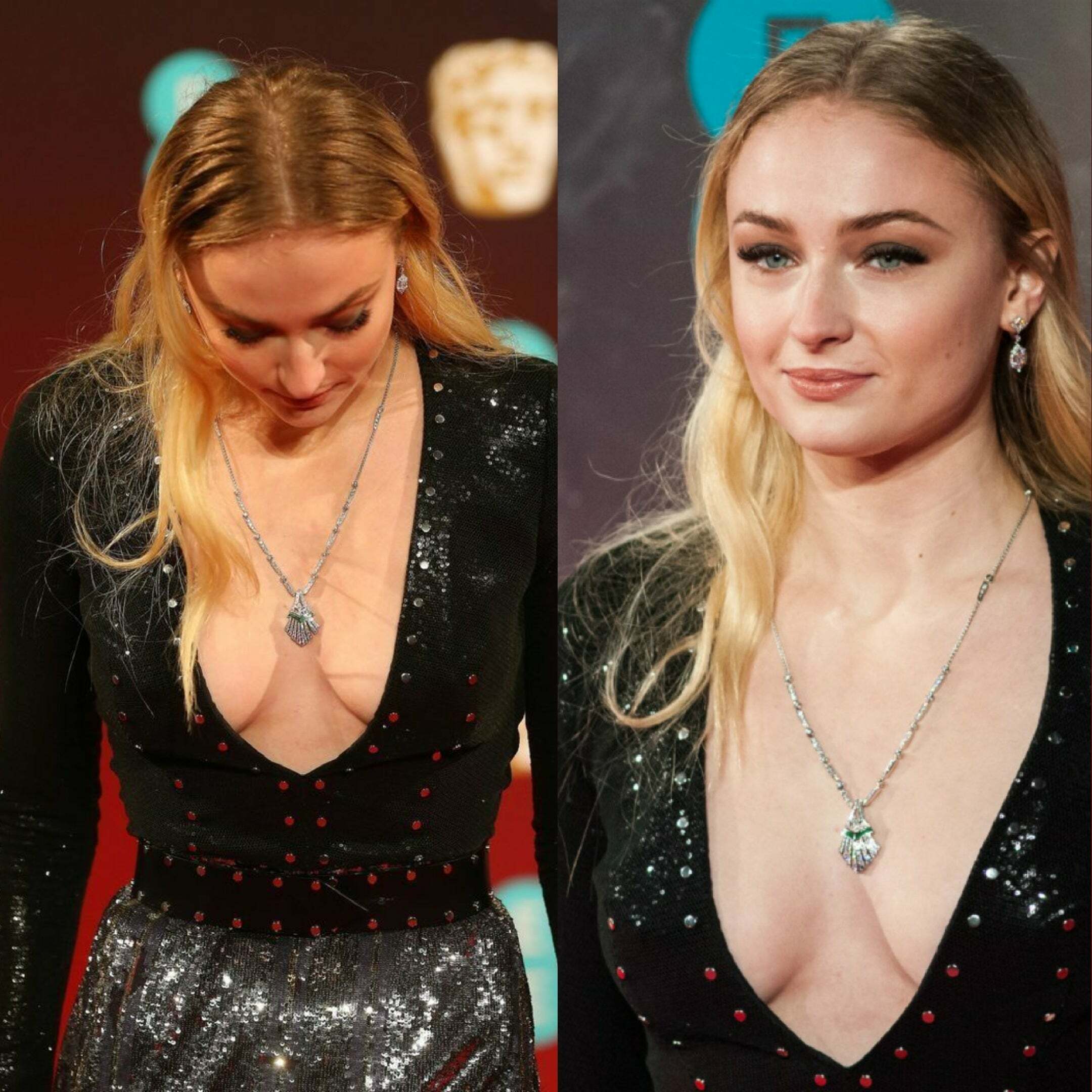 Sophie Turner Showing Some Skin