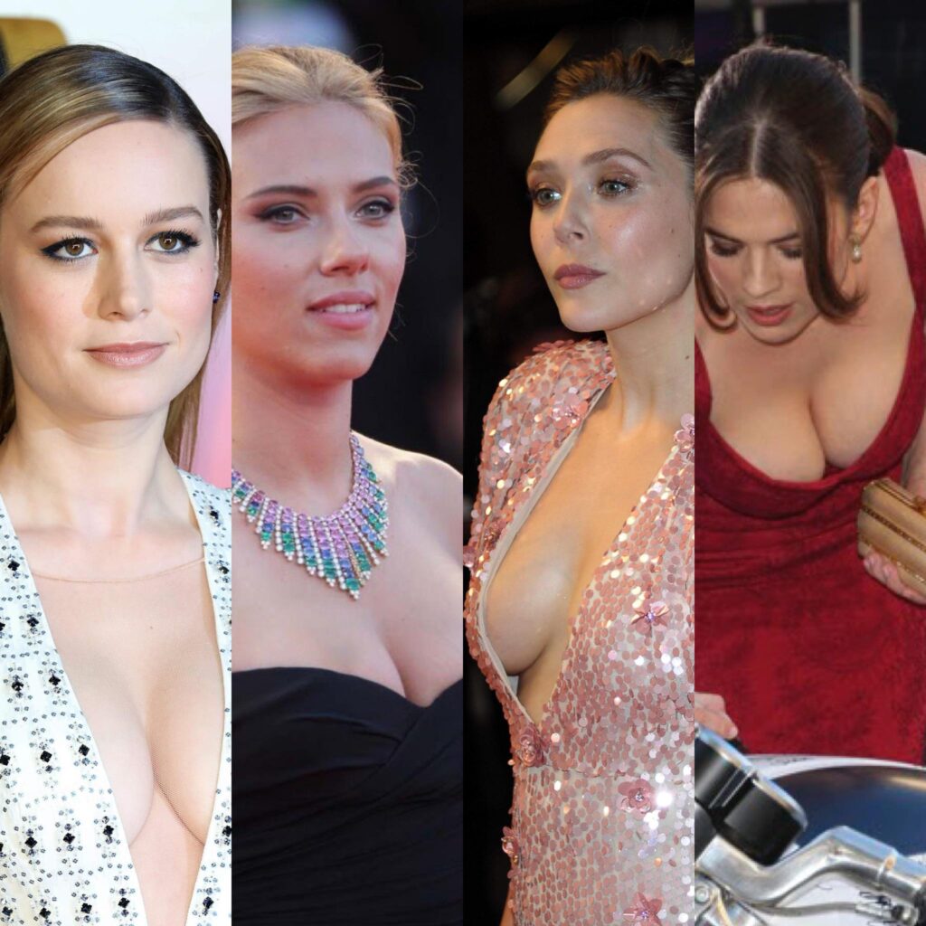 Brie Larson Scarlett Johansson Elizabeth Olsen Hayley Atwell Which Pair Of Tits You Rather