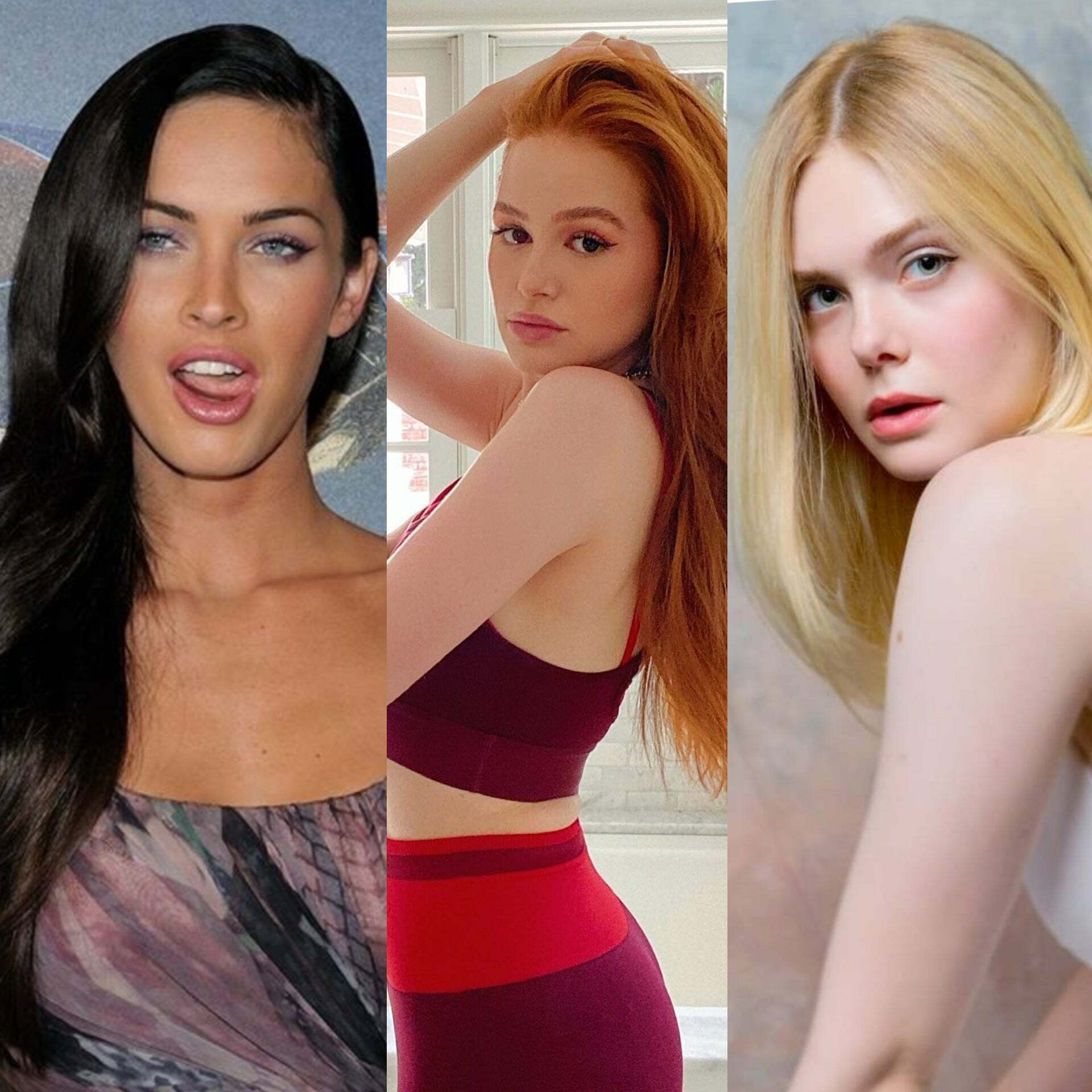 Megan Fox vs Madelaine Petsch vs Elle Fanning: Which flavor do you favor?