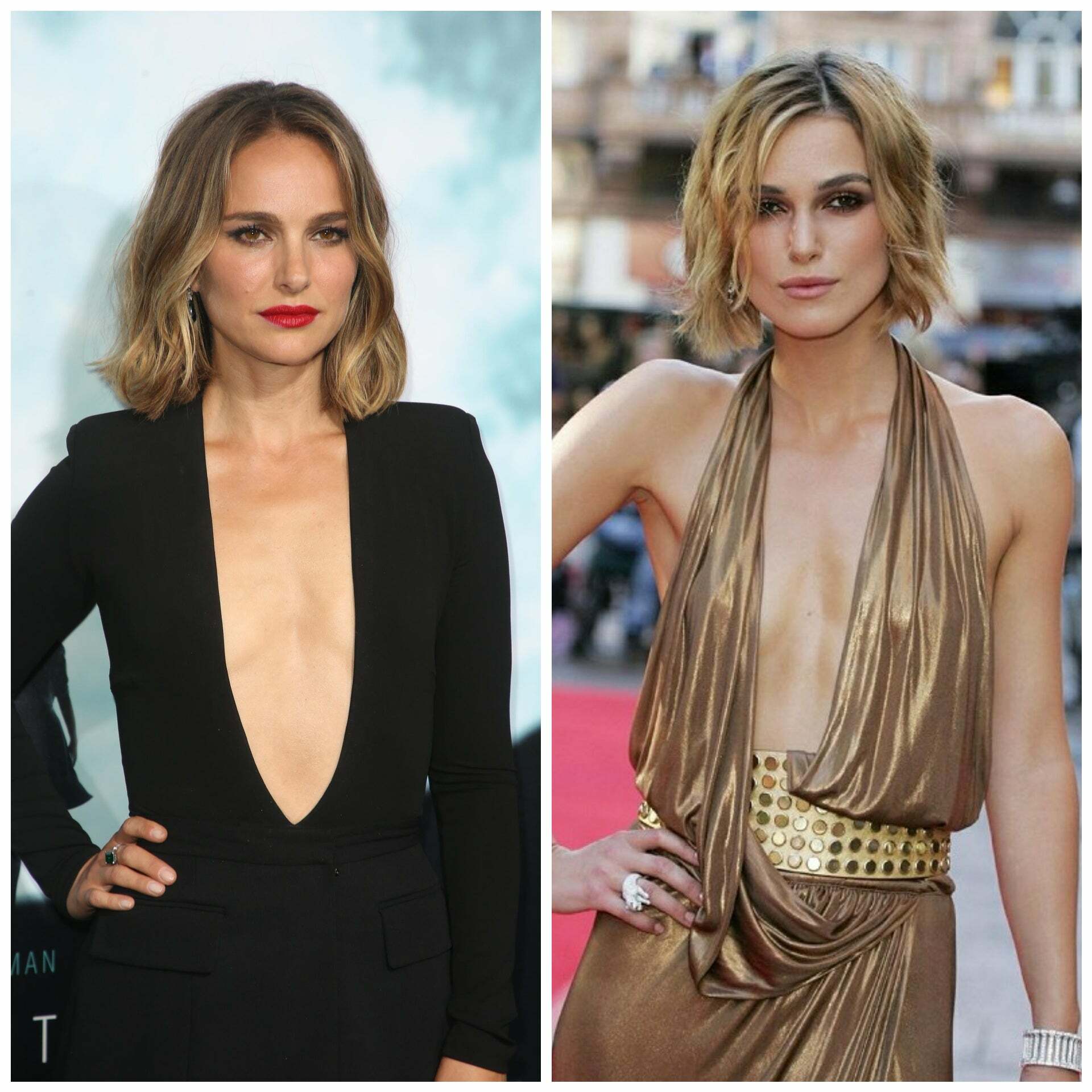 Do you prefer Natalie Portman cleavage or Keira Knightly cleavage?