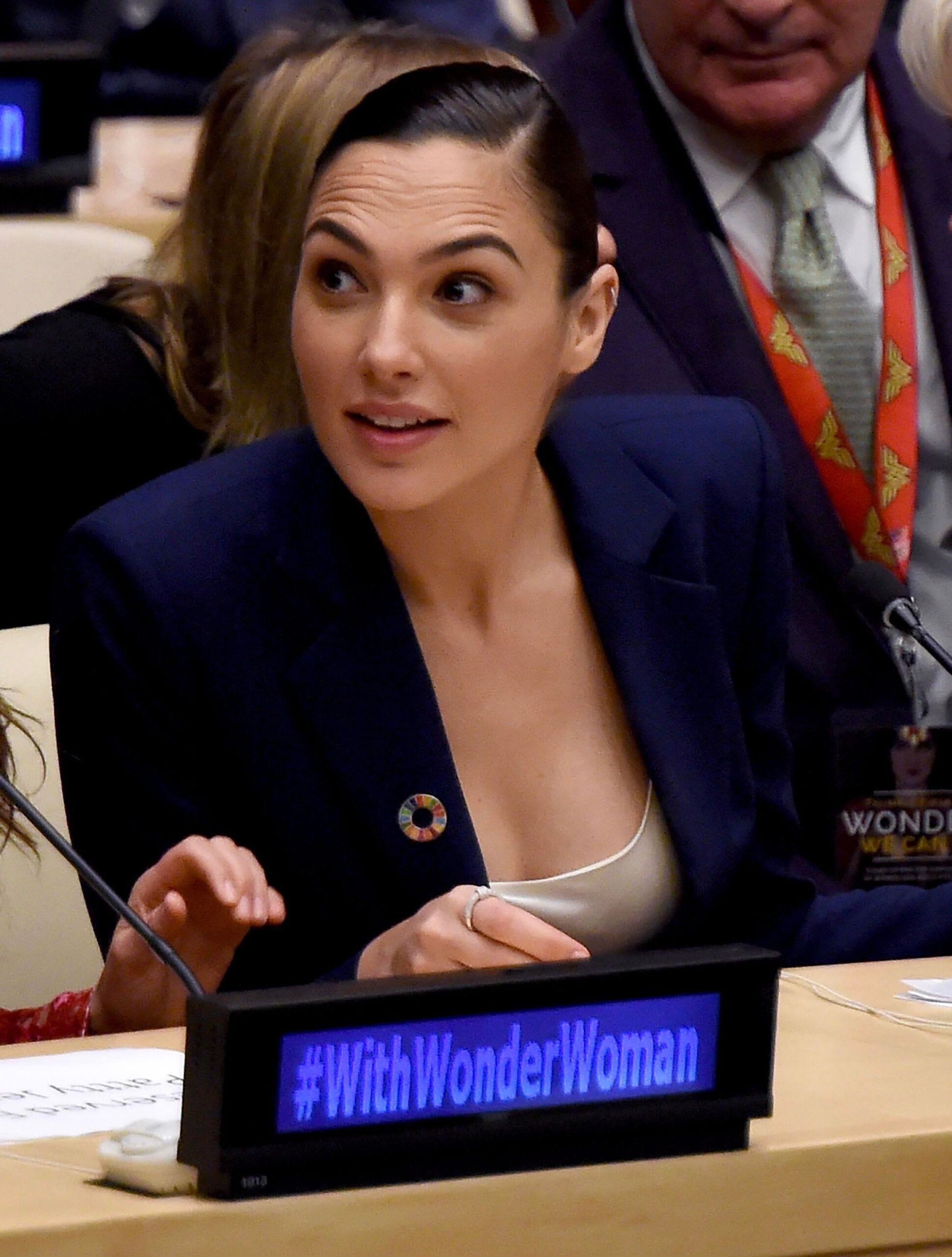 Gal Gadot finding out that part of the deal of