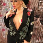 Christina Aguilera Braless (2 Pics + Gif)