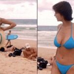 Catherine Bell liked to show off her big natural tits on Jag