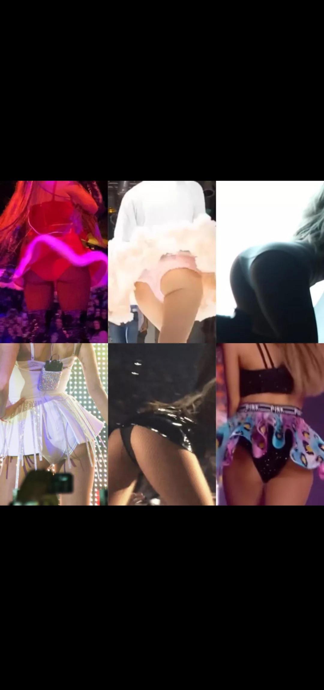 Little Collage of Ariana Grande's perfect tight ass.