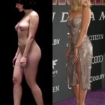 Scarlett Johansson naked and clothed
