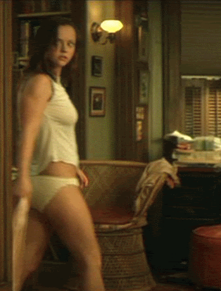 Christina Ricci showing of her amazing tight body and tits