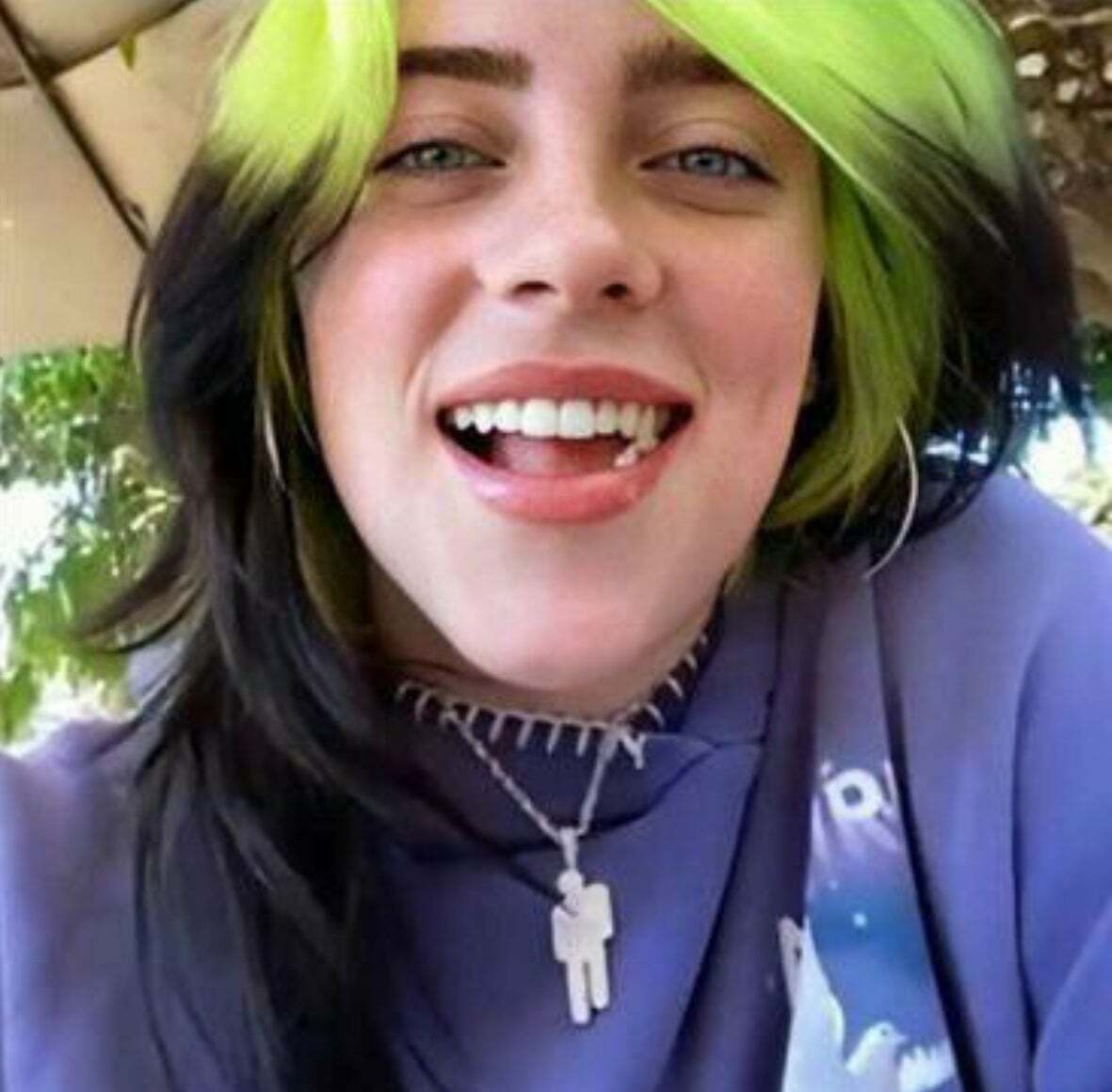 No joke, I need Billie Eilish to spit that gum she's got into my mouth