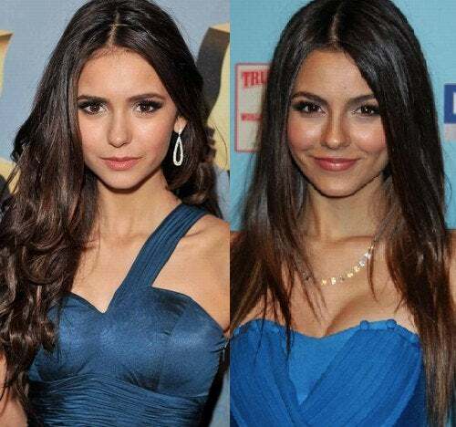 You can only choose one per action: Who gets rough anal and who gets rough facefuck? (Nina Dobrev and Victoria Justice)