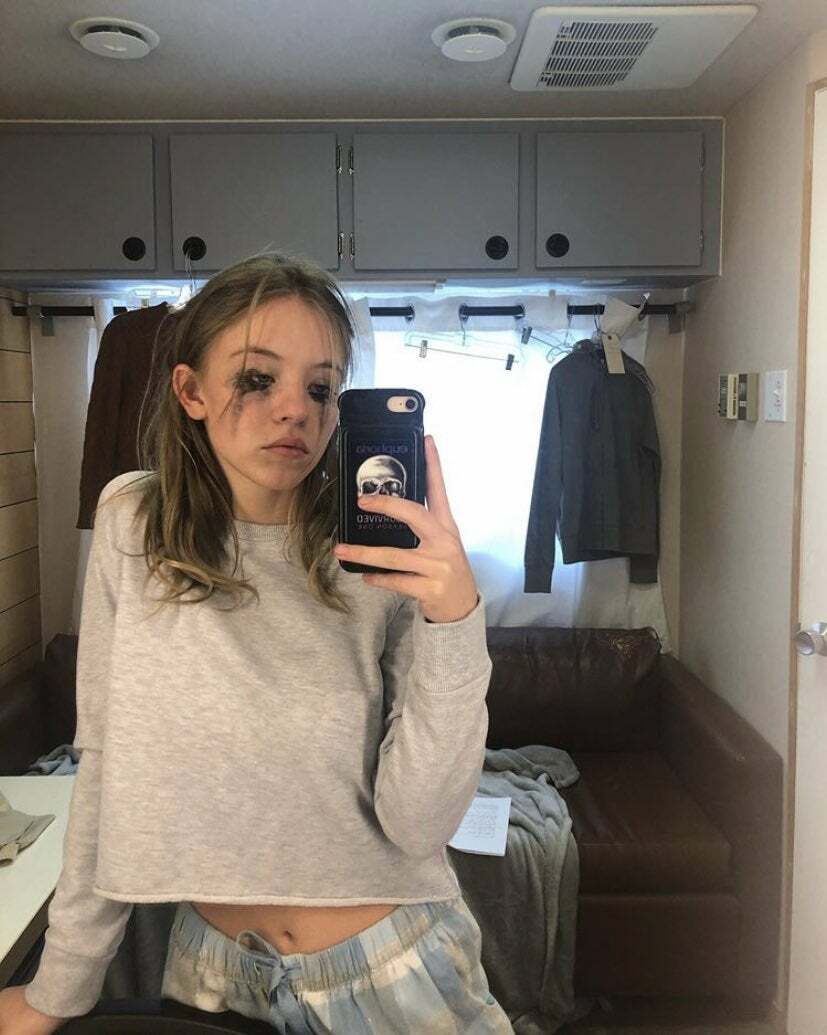 Sydney Sweeney after her first blowbang